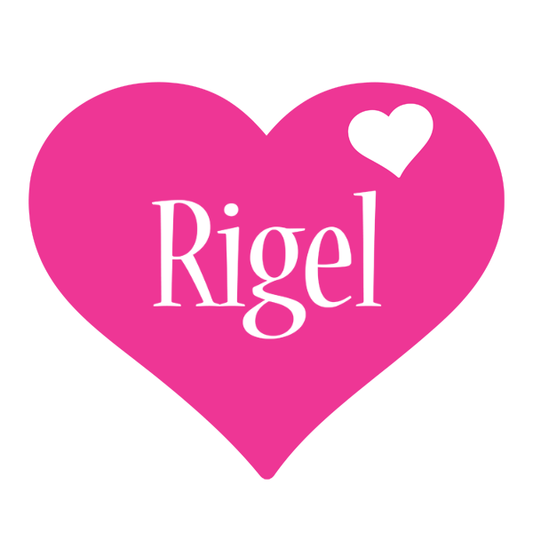 Rigel love-heart logo