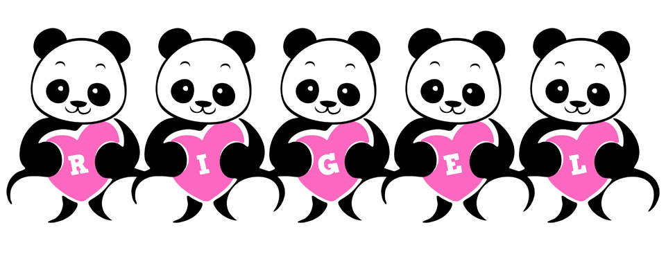 Rigel love-panda logo