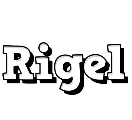 Rigel snowing logo