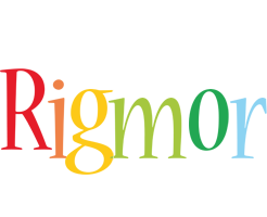 Rigmor birthday logo