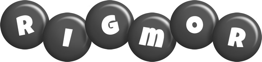Rigmor candy-black logo
