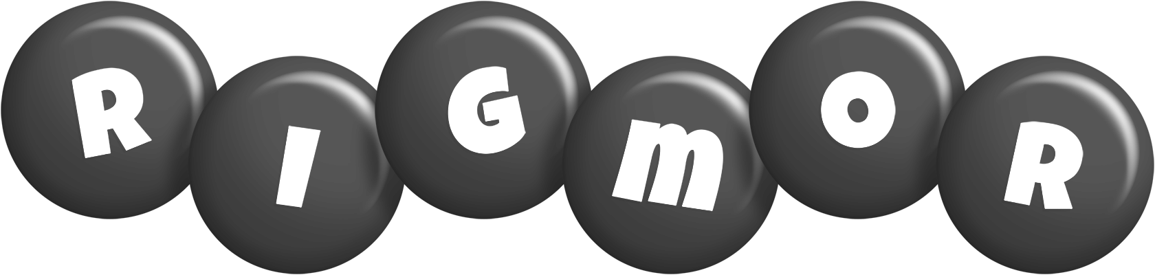 Rigmor candy-black logo