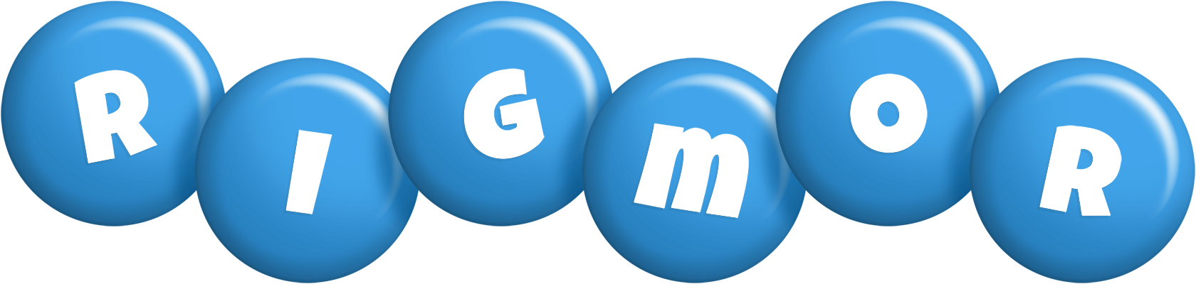 Rigmor candy-blue logo