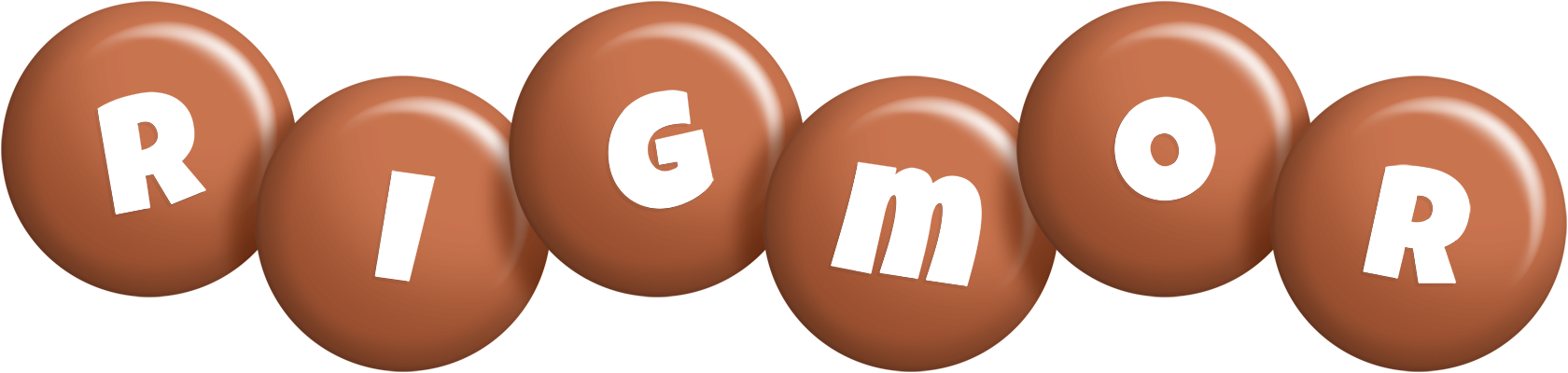 Rigmor candy-brown logo