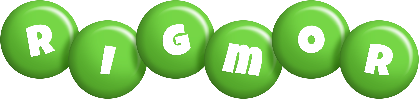 Rigmor candy-green logo
