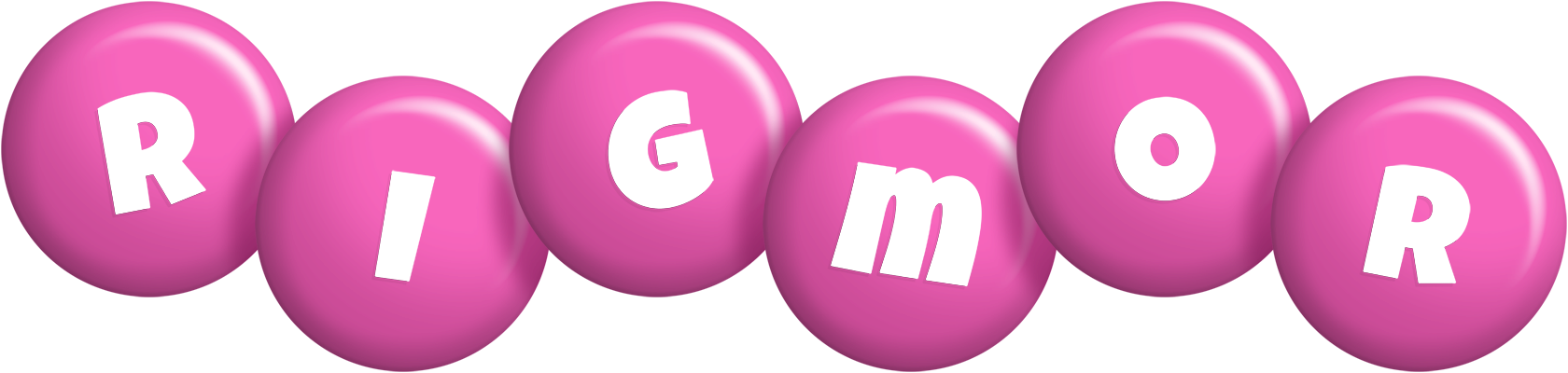Rigmor candy-pink logo