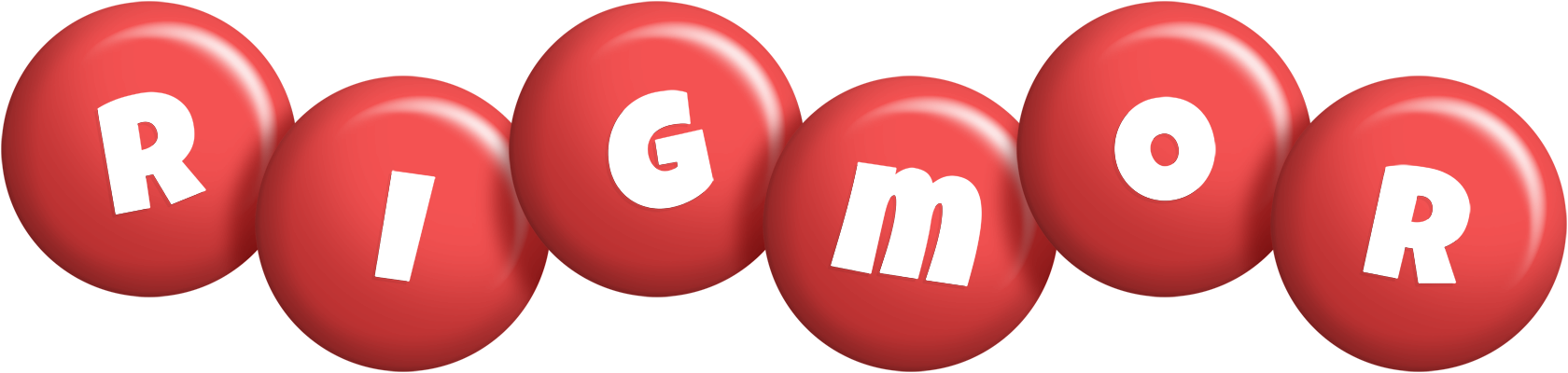 Rigmor candy-red logo