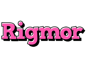 Rigmor girlish logo