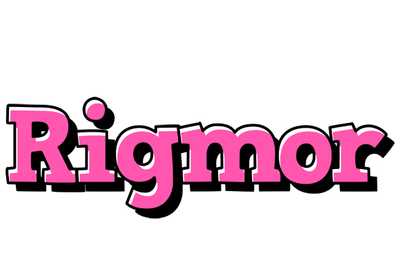 Rigmor girlish logo
