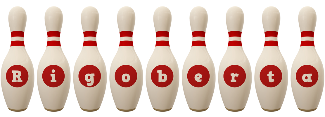 Rigoberta bowling-pin logo