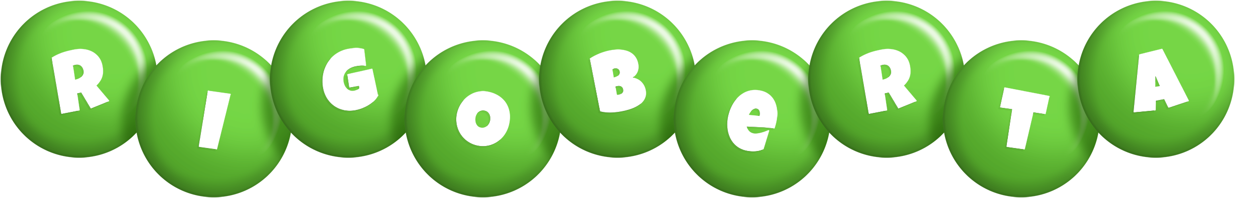 Rigoberta candy-green logo