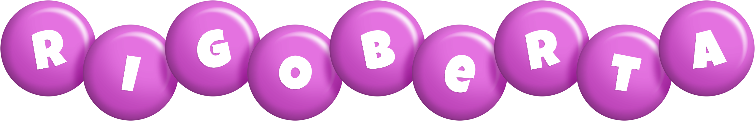 Rigoberta candy-purple logo