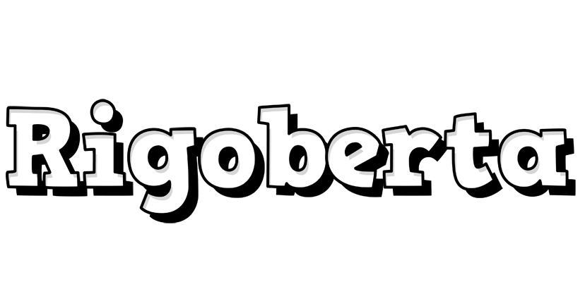 Rigoberta snowing logo