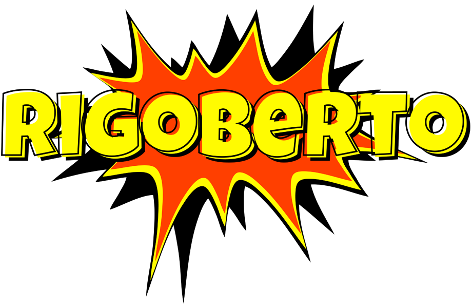 Rigoberto bazinga logo