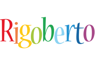 Rigoberto birthday logo