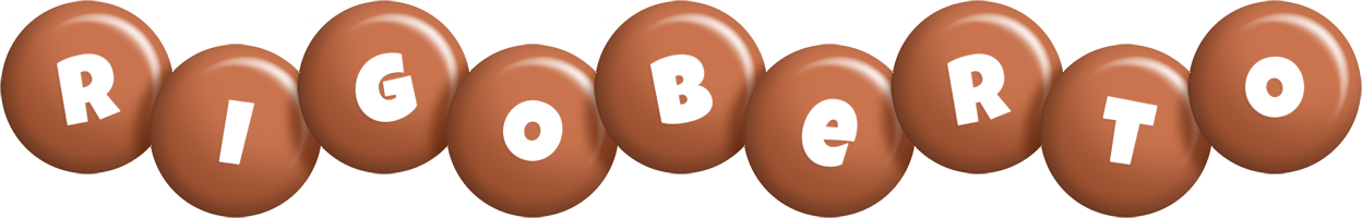 Rigoberto candy-brown logo