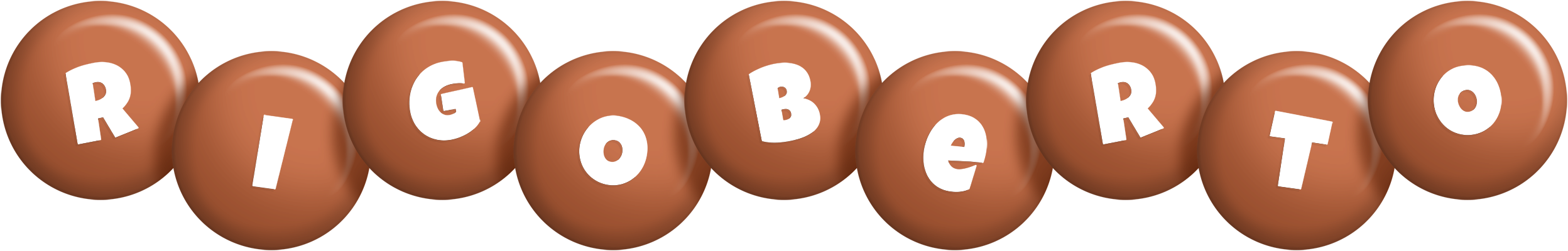 Rigoberto candy-brown logo