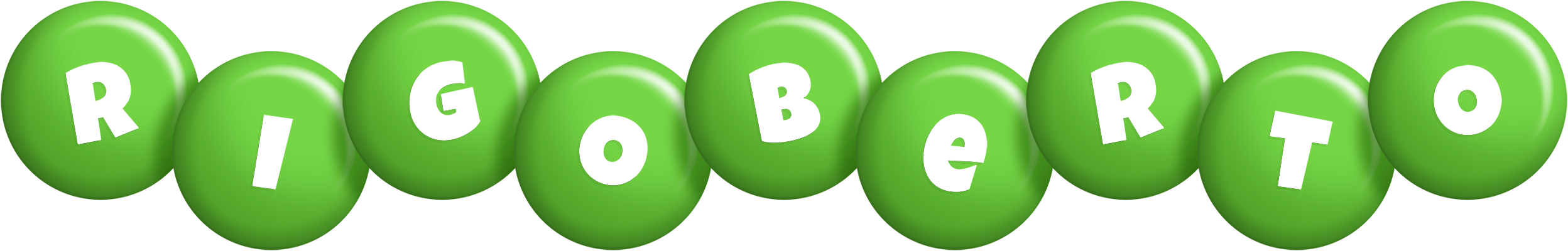 Rigoberto candy-green logo