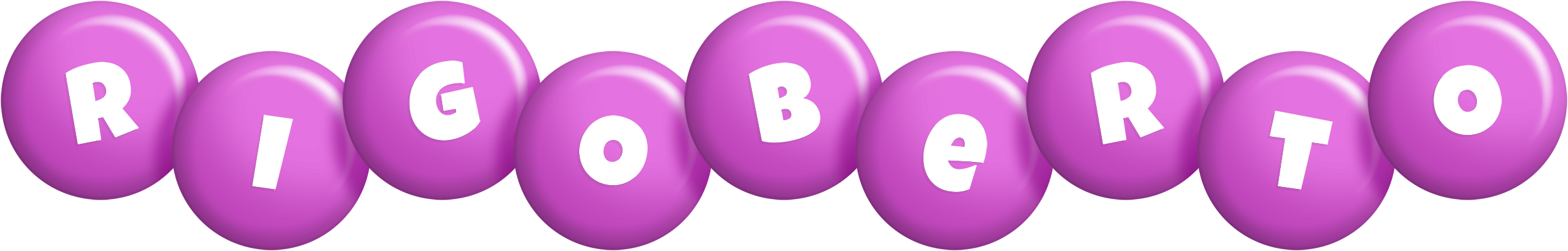 Rigoberto candy-purple logo