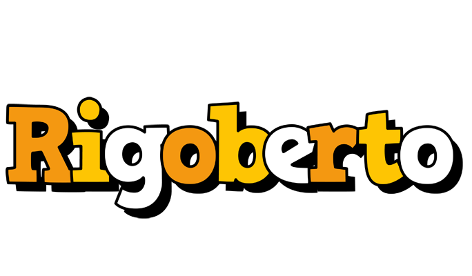 Rigoberto cartoon logo