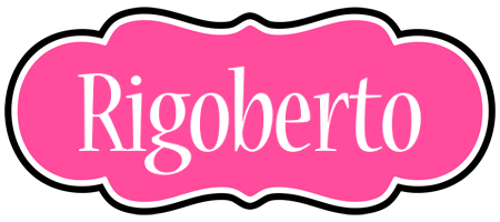 Rigoberto invitation logo