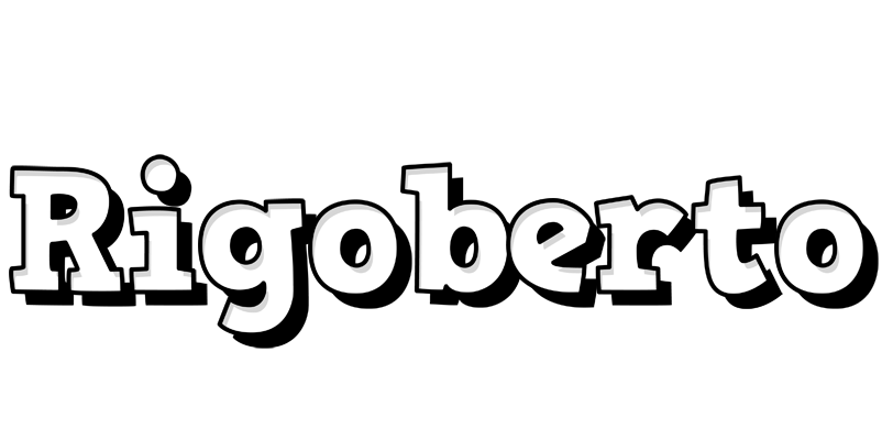 Rigoberto snowing logo