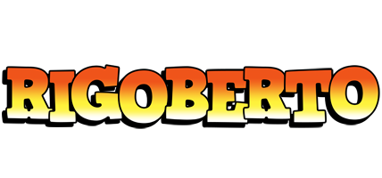 Rigoberto sunset logo