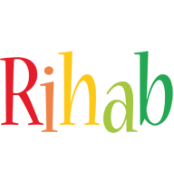 Rihab birthday logo