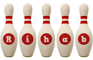 Rihab bowling-pin logo