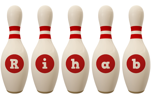 Rihab bowling-pin logo