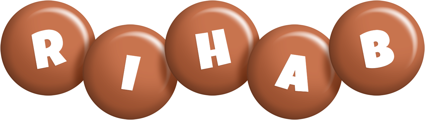 Rihab candy-brown logo
