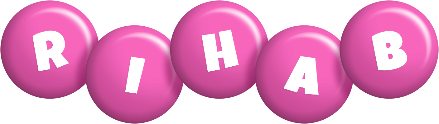 Rihab candy-pink logo