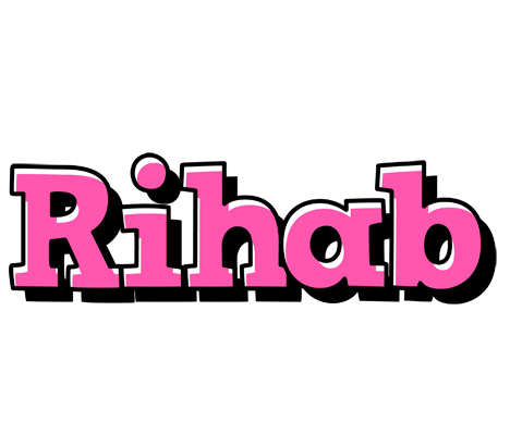 Rihab girlish logo