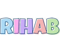 Rihab pastel logo