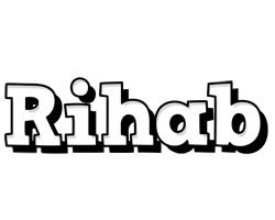 Rihab snowing logo