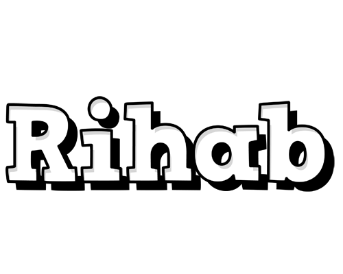 Rihab snowing logo