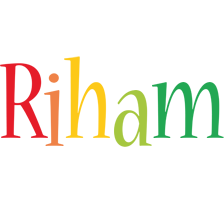 Riham birthday logo