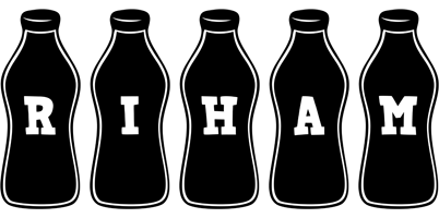 Riham bottle logo