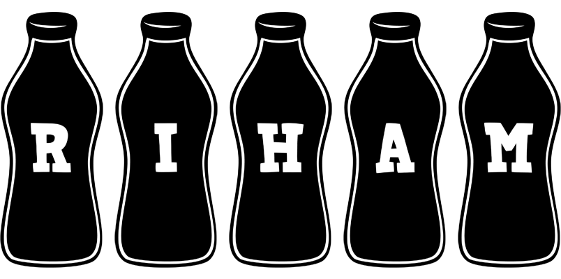 Riham bottle logo