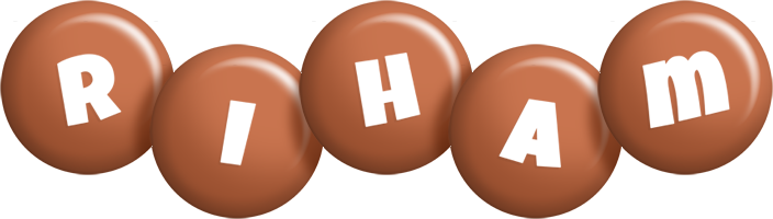 Riham candy-brown logo