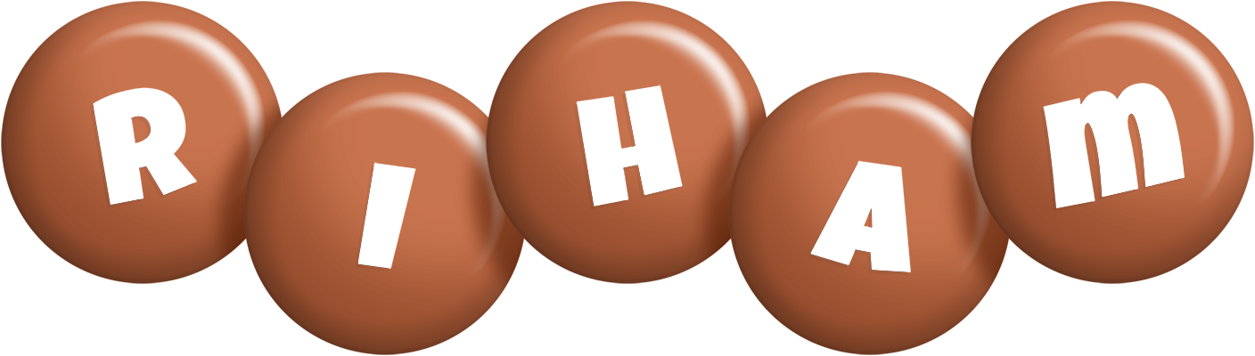 Riham candy-brown logo