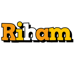 Riham cartoon logo