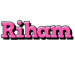 Riham girlish logo