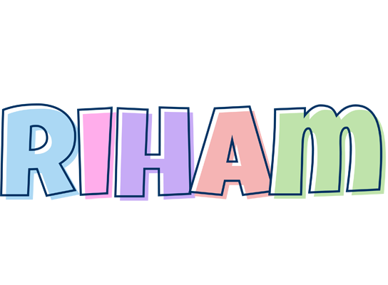Riham pastel logo