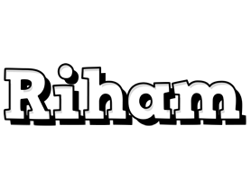 Riham snowing logo