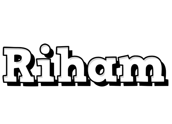 Riham snowing logo