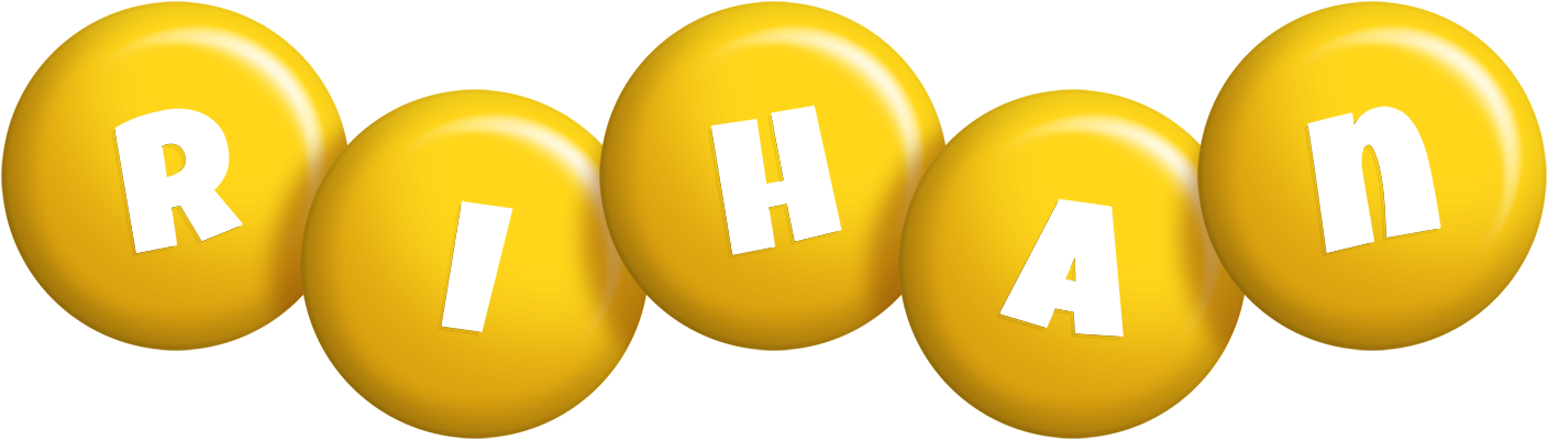 Rihan candy-yellow logo