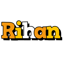 Rihan cartoon logo