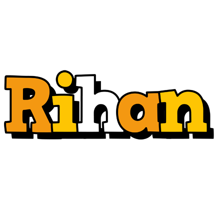 Rihan cartoon logo