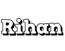 Rihan snowing logo